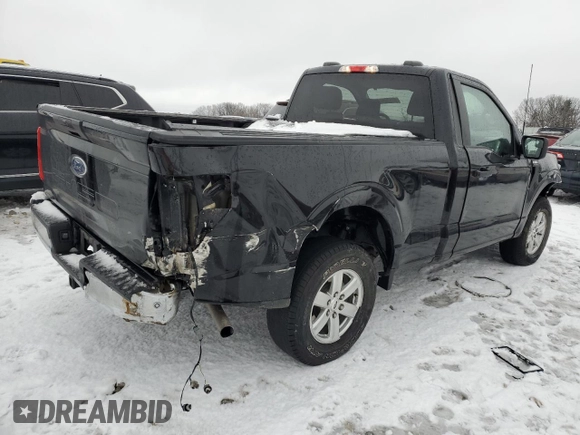 2021 Ford F-150 XL with VIN 1FTMF1EB1MKF07449, listed as a Copart auction lot 37636924 with 43,361 mi miles and . Bid and sale history available at DreamBid. Image 3.
