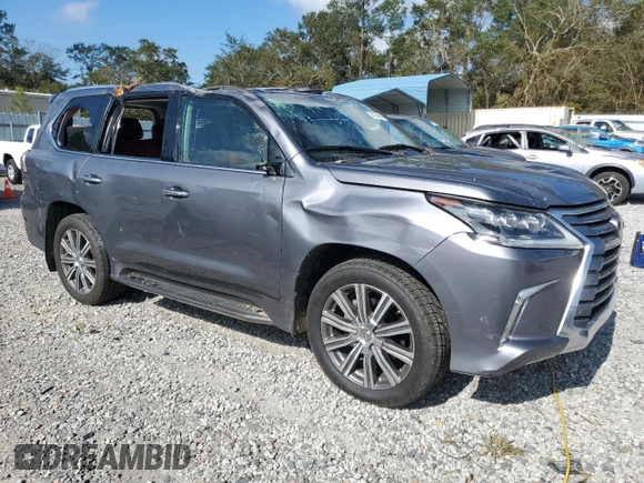2017 Lexus LX with VIN JTJHY7AX6H4241921, listed as a Copart auction lot 74175464 with 118,079 mi miles and Salvage Title. Bid and sale history available at carsss.com. Image 4.