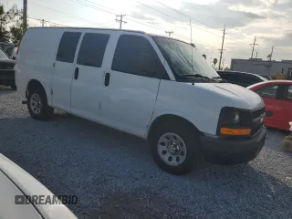 2013 Chevrolet Express Cargo Van with VIN 1GCSGAFX3D1173610, listed as a Copart auction lot 88341225 with 396,659 mi miles and Salvage Title. Bid and sale history available at carsss.com. Image 4.