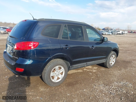 2009 Hyundai Santa Fe GLS with VIN 5NMSG13D09H299043, listed as a IAAI auction lot 41896495 with 208,263 mi miles. Bid and sale history available at carsss.com. Image 4.