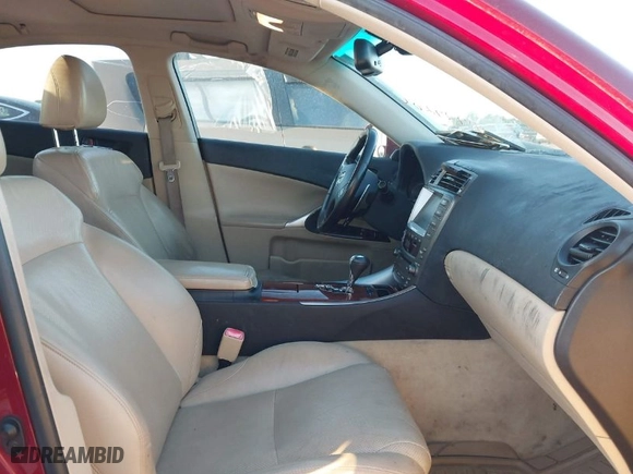 2007 Lexus IS 250 with VIN JTHBK262572039882, listed as a IAAI auction lot 41979204 with 172,432 mi miles. Bid and sale history available at carsss.com. Image 5.