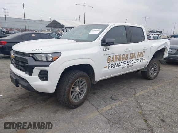 2024 Chevrolet Colorado 2WD LT with VIN 1GCPSCEK0R1117797, listed as a IAAI auction lot 41891876 with 25,580 mi miles and . Bid and sale history available at DreamBid. Image 2.