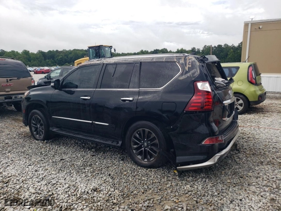 2018 Lexus GX with VIN JTJJM7FX0J5183343, listed as a Copart auction lot 59672574 with 0 mi miles and Salvage Title. Bid and sale history available at carsss.com. Image 2.