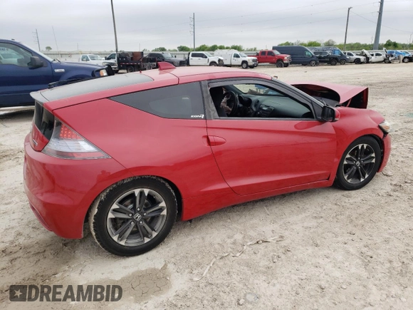 2015 Honda CR-Z with VIN JHMZF1D43FS000174, listed as a Copart auction lot 51100715 with Not Provided miles and Salvage Title. Bid and sale history available at DreamBid. Image 3.