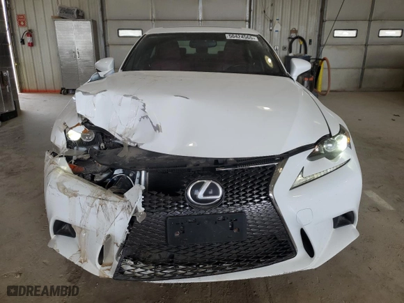 2014 Lexus IS 250 with VIN JTHCF1D22E5012950, listed as a Copart auction lot 50424565 with 183,069 mi miles and Salvage Title. Bid and sale history available at carsss.com. Image 5.