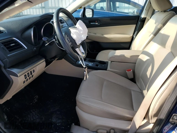 2017 Subaru Legacy Limited with VIN 4S3BNEN6XH3060480, listed as a Copart auction lot 44587574 with 59,318 mi miles and Salvage Title. Bid and sale history available at carsss.com. Image 7.