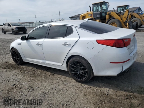 2015 Kia Optima LX with VIN 5XXGM4A75FG472322, listed as a Copart auction lot 61188005 with 139,002 mi miles and Salvage title. Bid and sale history available at DreamBid. Image 2.