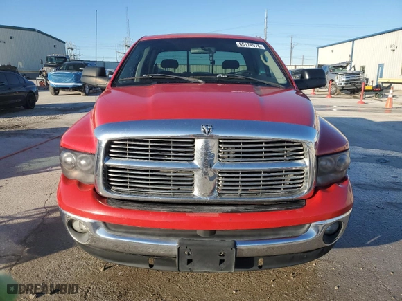 2005 Dodge Ram 1500 SLT with VIN 1D7HA18N45J637681, listed as a Copart auction lot 88174975 with 169,987 mi miles and Clean Title. Bid and sale history available at carsss.com. Image 5.