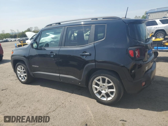 2020 Jeep Renegade Latitude with VIN ZACNJABB2LPL62415, listed as a Copart auction lot 55573955 with 37,003 mi miles and Clean Title. Bid and sale history available at carsss.com. Image 2.