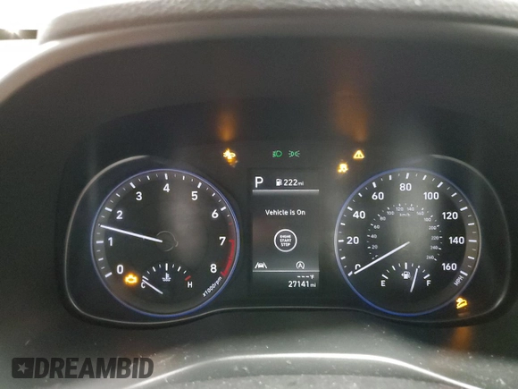2023 Hyundai Kona SEL with VIN KM8K3CAB5PU946983, listed as a Copart auction lot 52311165 with 27,141 mi miles and Salvage Title. Bid and sale history available at DreamBid. Image 9.