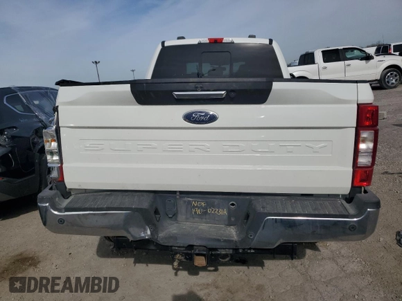 2021 Ford Super Duty F-250 SRW XL with VIN 1FT7W2BT1MEC25536, listed as a Copart auction lot 46245295 with 105,874 mi miles and Non Repairable. Bid and sale history available at carsss.com. Image 6.