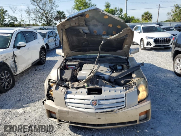 2006 Cadillac CTS with VIN 1G6DM57T660189008, listed as a Copart auction lot 57402805 with 159,606 mi miles and Salvage title. Bid and sale history available at DreamBid. Image 5.