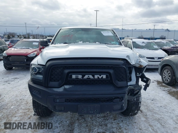 2021 Ram 1500 Classic Warlock with VIN 1C6RR7GG7MS590384, listed as a IAAI auction lot 41332107 with 52,046 mi miles. Bid and sale history available at carsss.com. Image 12.