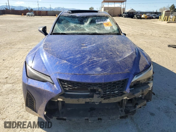 2022 Lexus IS 350 F Sport with VIN JTHGZ1B22N5051954, listed as a Copart auction lot 49489045 with Not provided miles and Salvage title. Bid and sale history available at DreamBid. Image 5.