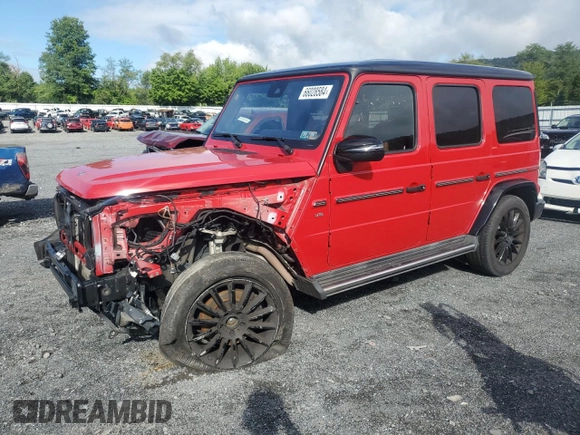 2020 Mercedes-Benz G 550 z VIN W1NYC6BJ1LX348980, wystawiony jako Copart lot #66028584 z przebiegiem 95 038 mil mil oraz Szkody całkowita. Historia ofert i sprzedaży dostępna na DreamBid. Obrazek 1.