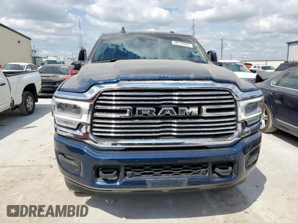 2023 Ram 2500 Laramie with VIN 3C6UR5FL8PG614782, listed as a Copart auction lot 50772975 with 23,764 mi miles and Salvage Title. Bid and sale history available at carsss.com. Image 5.