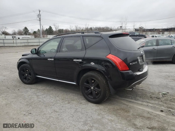 2007 Nissan Murano SL with VIN JN8AZ08W57W633365, listed as a Copart auction lot 49700475 with 135,504 mi miles and Salvage Title. Bid and sale history available at carsss.com. Image 2.
