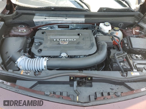 2022 Cadillac XT4 FWD Premium Luxury with VIN 1GYFZCR48NF123518, listed as a Copart auction lot 51969915 with 11,461 mi miles and Non repairable. Bid and sale history available at DreamBid. Image 12.
