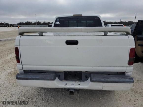2000 Dodge Ram 1500 with VIN 3B7HF13Z5YG161646, listed as a Copart auction lot 76893684 with 0 mi miles and Salvage Title. Bid and sale history available at carsss.com. Image 6.