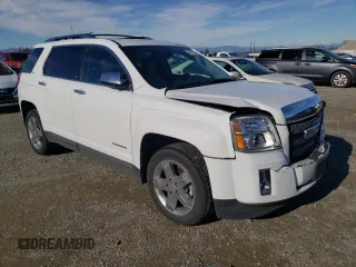 2011 GMC Terrain SLT-2 with VIN 2CTFLXEC0B6397429, listed as a Copart auction lot 86772614 with 112,717 mi miles and Salvage Title. Bid and sale history available at DreamBid. Image 4.