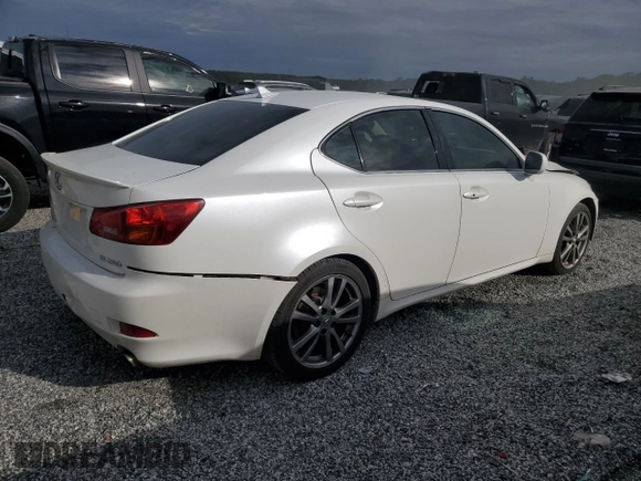 2008 Lexus IS 250 z VIN JTHBK262585065219, wystawiony jako Copart lot #56277515 z przebiegiem 233 780 mil mil oraz Szkoda całkowita • Salvage title. Historia ofert i sprzedaży dostępna na DreamBid. Obrazek 3.