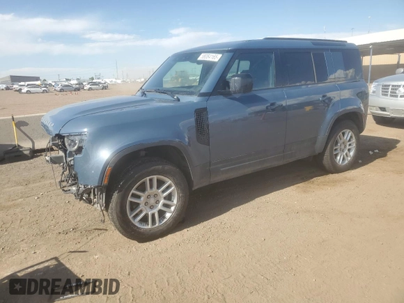 2025 Land Rover Defender S with VIN SALEJ7EXXS2358756, listed as a Copart auction lot 58084165 with 10,919 mi miles and Salvage title. Bid and sale history available at DreamBid. Image 1.