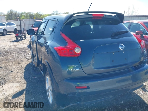 2014 Nissan Juke SV with VIN JN8AF5MR7ET353547, listed as a IAAI auction lot 42019926 with Not Provided miles and . Bid and sale history available at carsss.com. Image 3.
