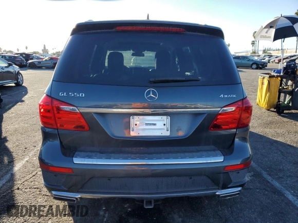 2015 Mercedes-Benz GL-Class GL 550 with VIN 4JGDF7DE7FA518121, listed as a Copart auction lot 73961463 with 0 mi miles. Bid and sale history available at carsss.com. Image 6.