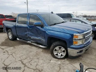 2015 Chevrolet Silverado 1500 LT with VIN 3GCUKREHXFG168506, listed as a Copart auction lot 46113595 with 139,871 mi miles and Salvage Title. Bid and sale history available at carsss.com. Image 4.
