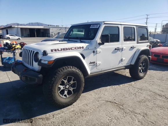 2018 Jeep Wrangler Unlimited Rubicon with VIN 1C4HJXFG3JW295171, listed as a Copart auction lot 88983755 with 107,760 mi miles and Salvage Title. Bid and sale history available at carsss.com. Image 1.