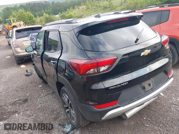 2025 Chevrolet TrailBlazer LT with VIN KL79MPSP8SB125914, listed as a IAAI auction lot 42152829 with Not Provided miles and . Bid and sale history available at DreamBid. Image 3.