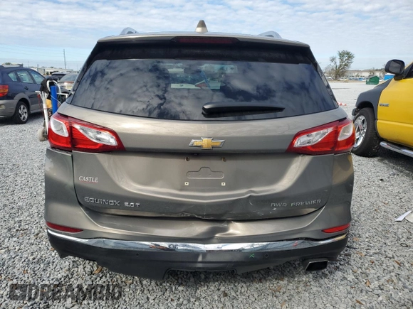 2019 Chevrolet Equinox Premier with VIN 3GNAXYEX2KS524211, listed as a Copart auction lot 88952845 with 58,531 mi miles and Salvage Title. Bid and sale history available at carsss.com. Image 6.