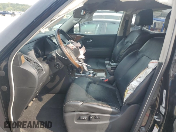 2015 Infiniti QX80 with VIN JN8AZ2NC2F9371470, listed as a Copart auction lot 70586774 with 136,169 mi miles and Salvage Title. Bid and sale history available at carsss.com. Image 7.