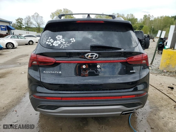 2023 Hyundai Santa Fe SEL with VIN 5NMS2DAJ7PH521891, listed as a Copart auction lot 72917014 with 25,772 mi miles and Salvage Title. Bid and sale history available at carsss.com. Image 6.