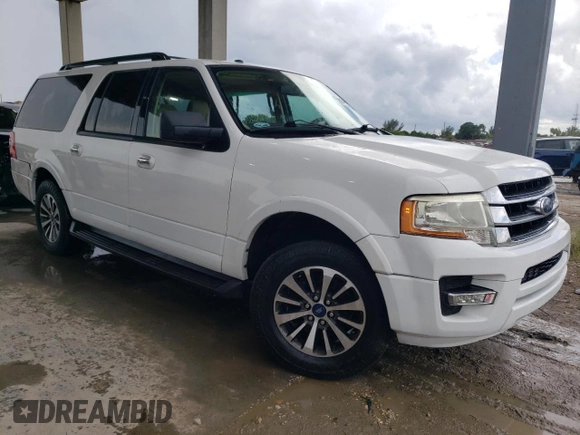 2015 Ford Expedition EL XLT with VIN 1FMJK1HTXFEF13525, listed as a Copart auction lot 68974014 with 69,489 mi miles and Salvage Title. Bid and sale history available at carsss.com. Image 4.
