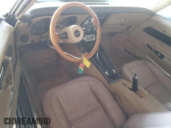 1977 Chevrolet Corvette with VIN 1Z37L7S432875, listed as a Copart auction lot 60840505 with 82,053 mi miles and Clean title. Bid and sale history available at DreamBid. Image 8.
