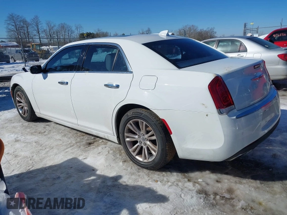 2016 Chrysler 300 with VIN 2C3CCAEG3GH225393, listed as a IAAI auction lot 41197790 with 129,453 mi miles. Bid and sale history available at carsss.com. Image 3.
