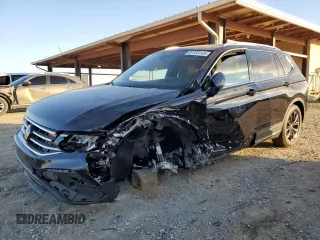 2024 Volkswagen Tiguan SE with VIN 3VVNB7AXXRM191250, listed as a Copart auction lot 87723145 with Not Provided miles and Salvage Title. Bid and sale history available at DreamBid. Image 1.