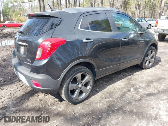 2014 Buick Encore Convenience with VIN KL4CJBSB1EB572110, listed as a IAAI auction lot 41659786 with 101,284 mi miles and . Bid and sale history available at DreamBid. Image 4.