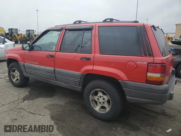 1996 Jeep Grand Cherokee Laredo with VIN 1J4GZ58S7TC292217, listed as a Copart auction lot 80757904 with 156,041 mi miles and Salvage Title. Bid and sale history available at carsss.com. Image 2.