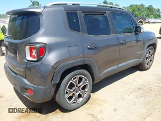 2016 Jeep Renegade Limited with VIN ZACCJADT0GPC91124, listed as a IAAI auction lot 42019518 with 131,471 mi miles and . Bid and sale history available at DreamBid. Image 4.