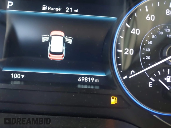 2020 Hyundai Palisade SEL z VIN KM8R44HE2LU168797, wystawiony jako IAAI lot #41871394 z przebiegiem 69 819 mil mil oraz . Historia ofert i sprzedaży dostępna na DreamBid. Obrazek 16.