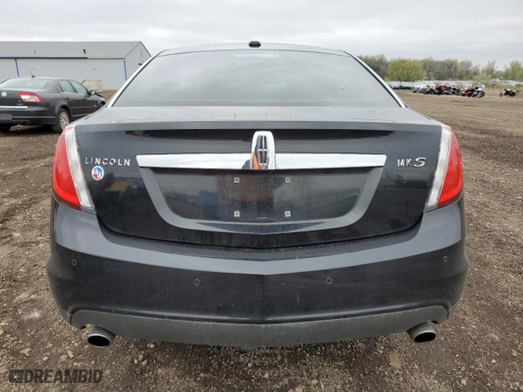 2011 Lincoln MKS with VIN 1LNHL9DR2BG609250, listed as a Copart auction lot 52478344 with 67,312 mi miles and Salvage Title. Bid and sale history available at carsss.com. Image 6.