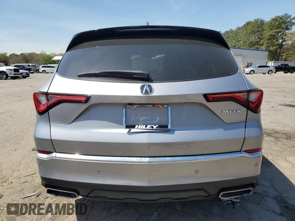 2022 Acura MDX w/Technology Package with VIN 5J8YD9H42NL001662, listed as a Copart auction lot 49833585 with 0 mi miles and Clean Title. Bid and sale history available at carsss.com. Image 6.