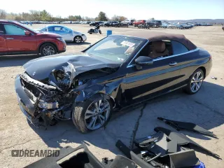 2018 Mercedes-Benz C 300 with VIN WDDWK4KBXJF614634, listed as a Copart auction lot 50880805 with 82,560 mi miles and Salvage title. Bid and sale history available at DreamBid. Image 1.