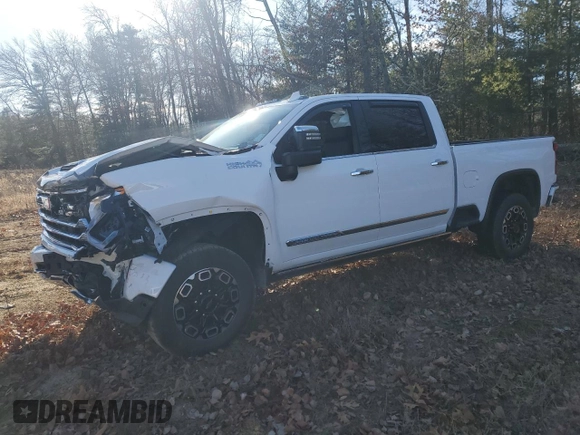 2024 Chevrolet Silverado 3500HD High Country with VIN 2GC4YVEYXR1165898, listed as a Copart auction lot 80017064 with 7,234 mi miles and Salvage Title. Bid and sale history available at carsss.com. Image 1.