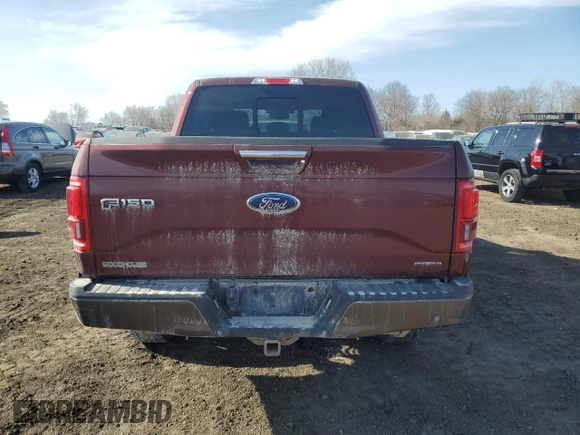 2015 Ford F-150 XLT with VIN 1FTEW1EF5FKD43164, listed as a Copart auction lot 48677185 with 90,823 mi miles and Salvage Title. Bid and sale history available at carsss.com. Image 6.