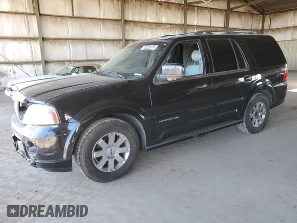 2004 Lincoln Navigator Luxury with VIN 5LMFU27R94LJ10539, listed as a Copart auction lot 76325474 with 187,461 mi miles and Salvage Title. Bid and sale history available at carsss.com. Image 1.