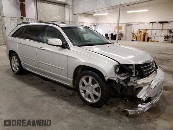 2007 Chrysler Pacifica Limited with VIN 2A8GF78X77R327981, listed as a Copart auction lot 61963285 with 217,143 mi miles and Salvage title. Bid and sale history available at DreamBid. Image 4.