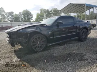 2010 Ford Mustang GT with VIN 1ZVBP8CH1A5127152, listed as a Copart auction lot 60665555 with 181,216 mi miles and Salvage title. Bid and sale history available at DreamBid. Image 1.
